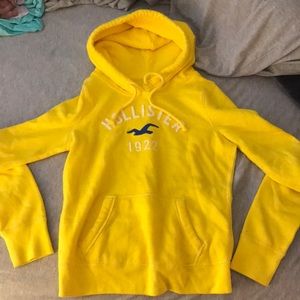 Yellow Small Hollister Sweatshirt